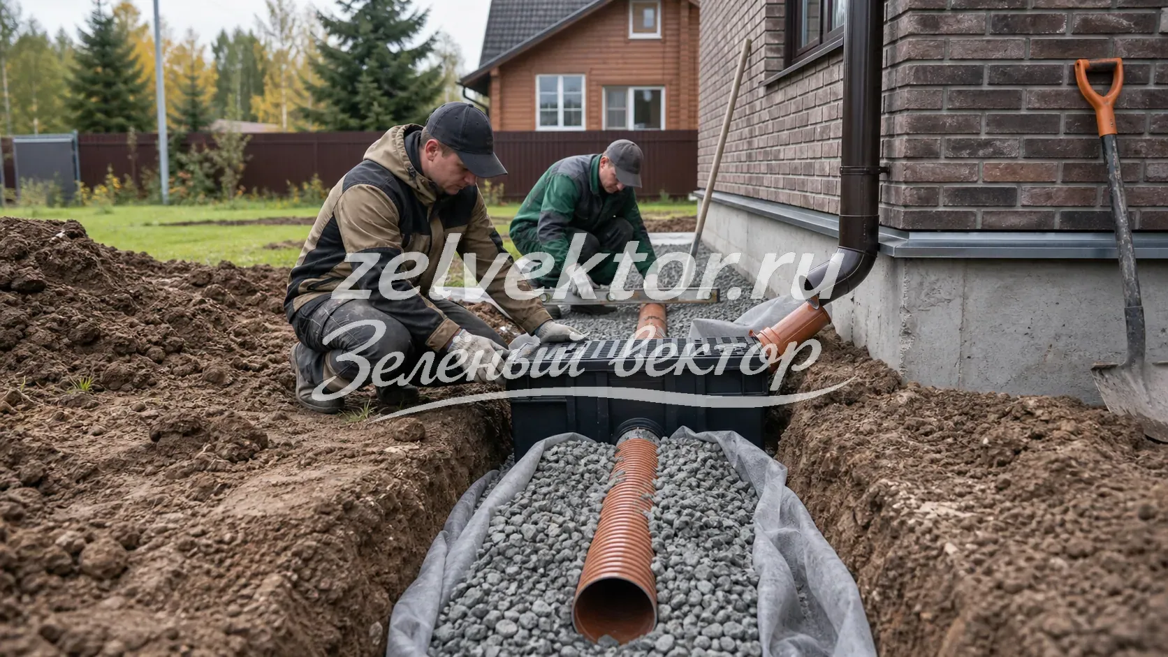 Ливневая канализация на участке: площадь кровли и дождеприемники на участке