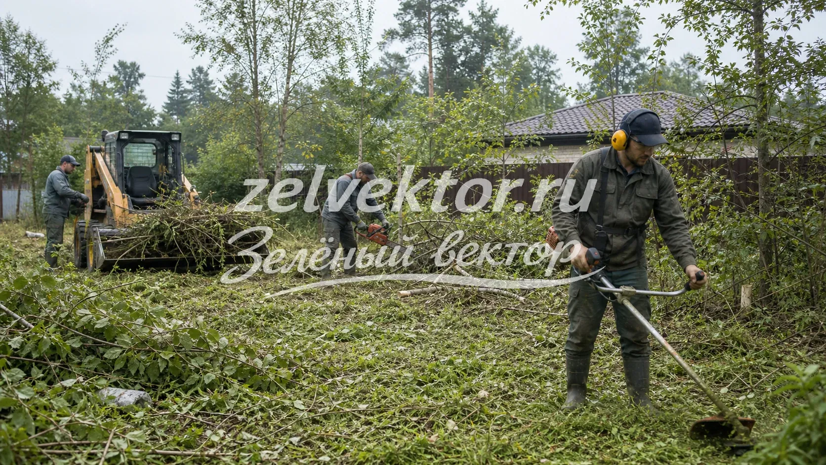 Расчистка и уборка участка